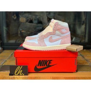 Size 11.5w/10m Air Jordan 1 Retro High OG “Washed Pink” Athletic Sneakers FD2526